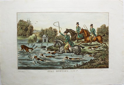 Stag hunting. Plate 4